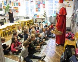 Les enfants et Saint Nicolas